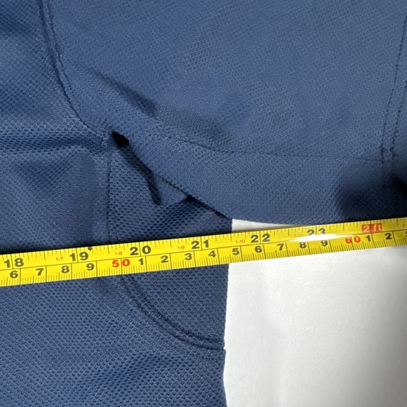 Columbia Pfg Shade Short Sleeve Polo Shirt Navy Blue Men's Size Large Golfing - Picture 5 of 7